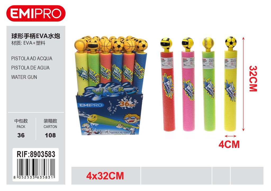 Pistola Ad Acqua 4*32cm