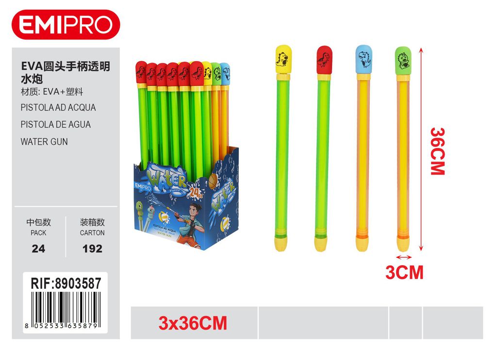 Pistola Ad Acqua 3*36cm