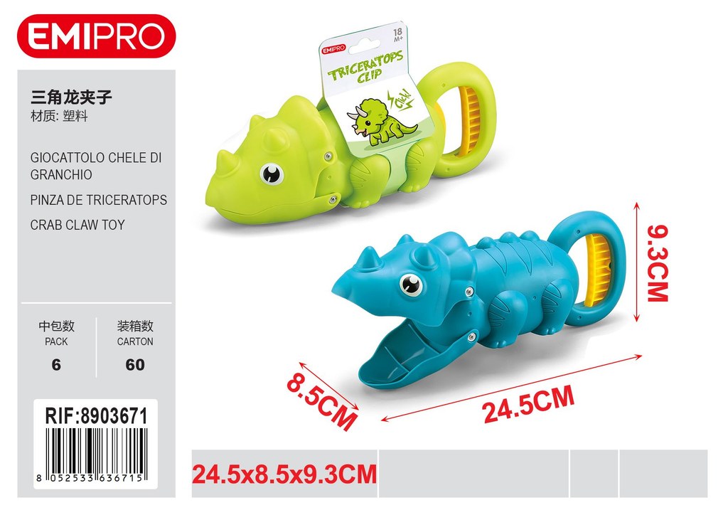 Giocattolo Chele Di Granchio 24.5*8.5*9.3cm
