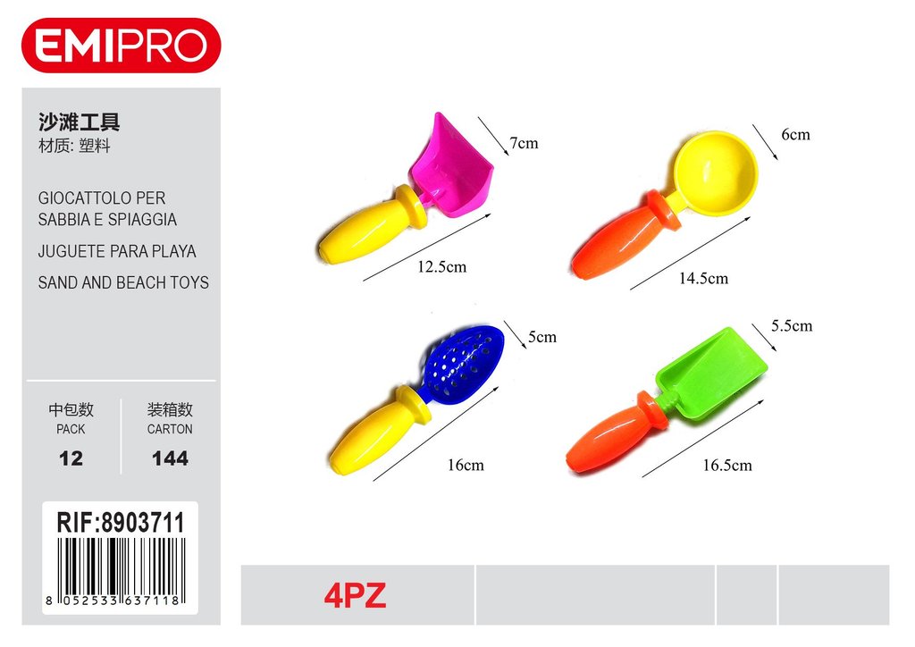 Giocattolo Per Sabbia E Spiaggia 4Pcs