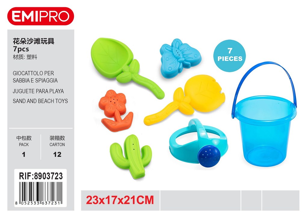 Giocattolo Per Sabbia E Spiaggia 7Pcs 23*17*21cm