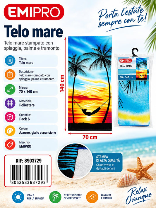 Telo Mare 70*140cm