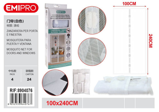 Zanzariera Per Porta E Finestra 100*240cm