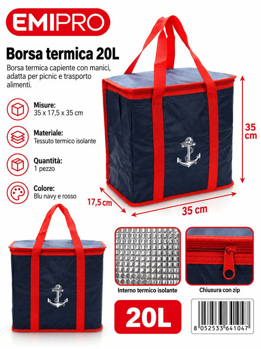 Borsa Frigo 20L 35*17.5*35cm