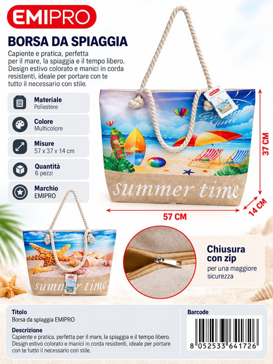 Borsa Da Spiaggia 57*37*14cm