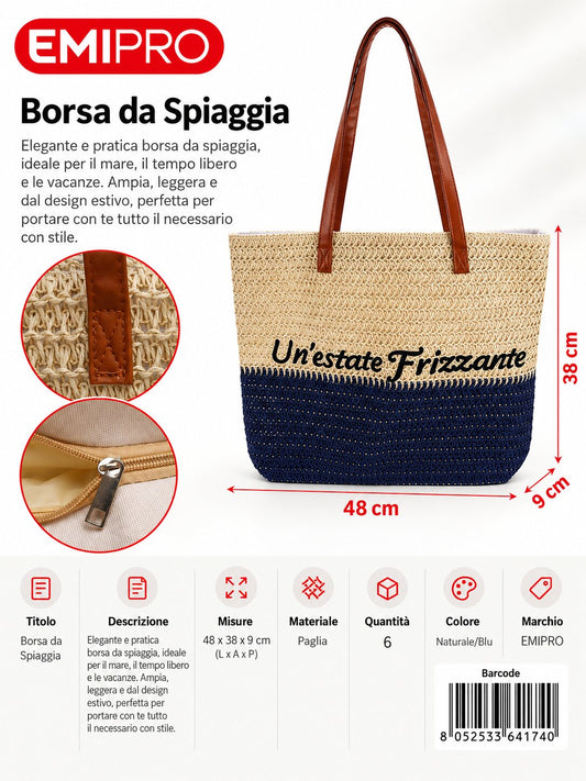 Borsa Da Spiaggia 48*38*9cm