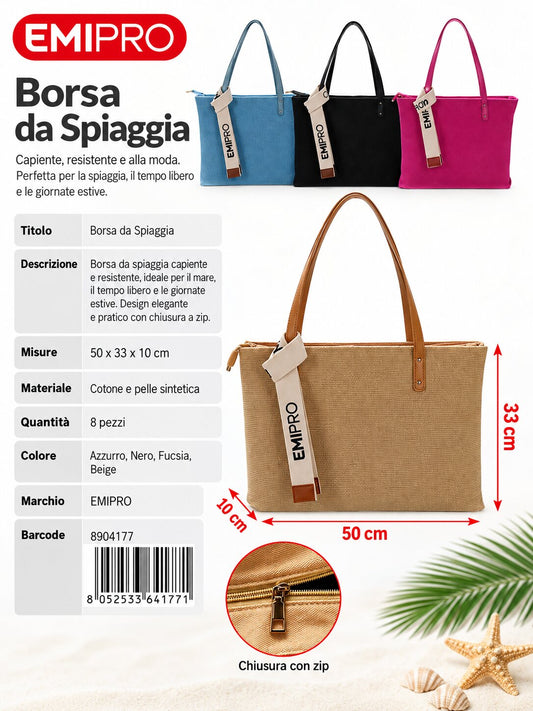 Borsa Da Spiaggia 50*33*10cm