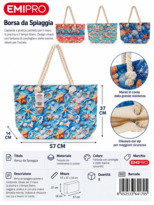Borsa Da Spiaggia 57*37*14cm