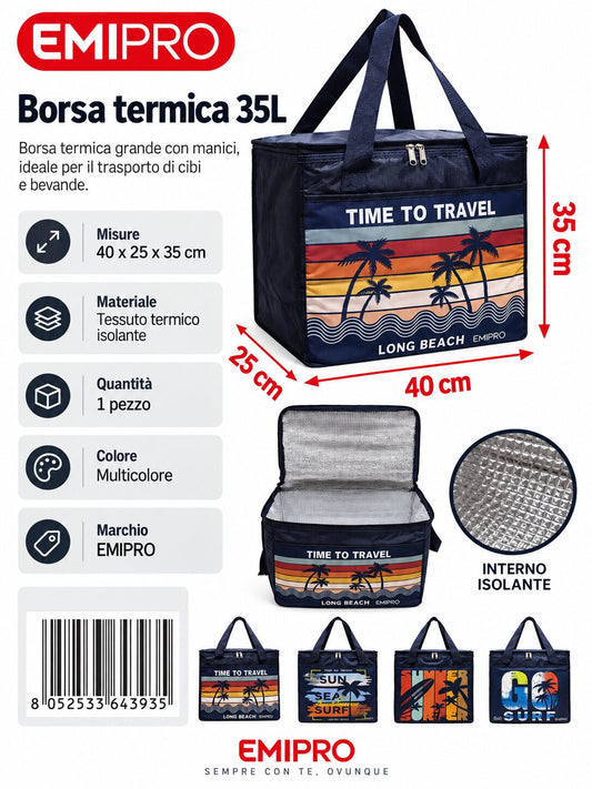 Borsa Frigo 35L 40*25*35cm