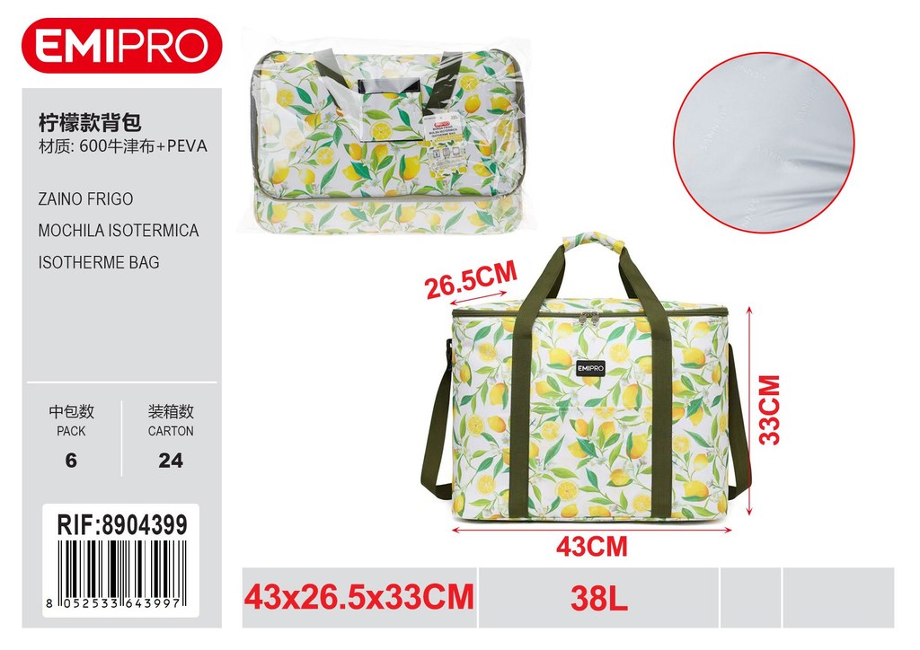 Zaino Frigo 43*26.5*33cm/38L