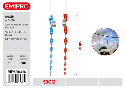 ASTA REPELLENTE PER UCCELLI 50CM
