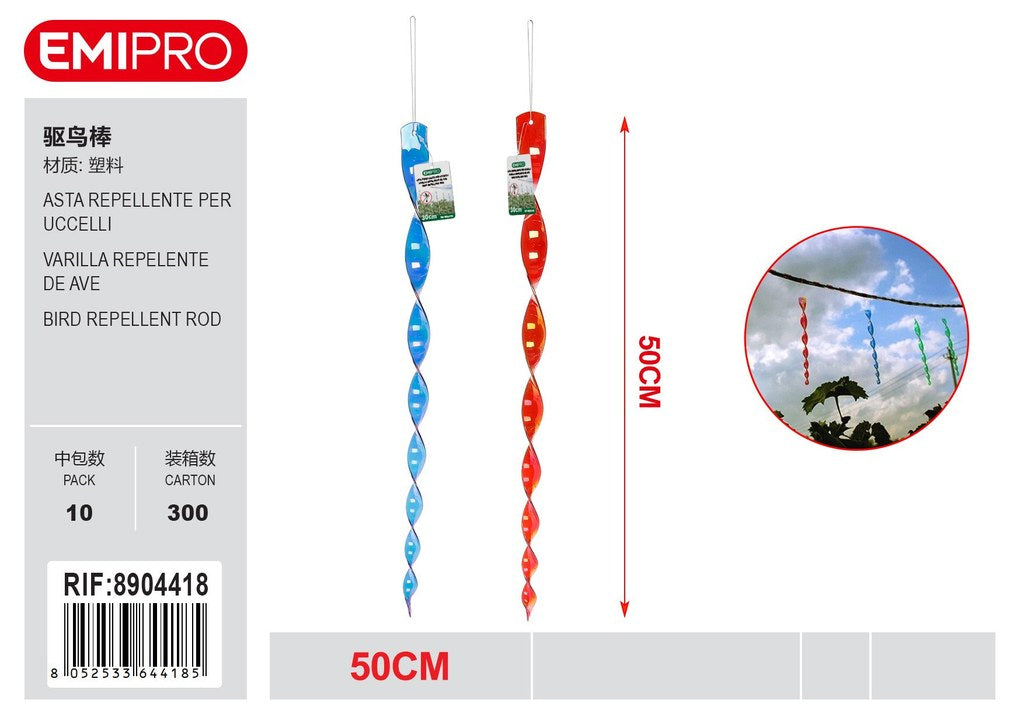 ASTA REPELLENTE PER UCCELLI 50CM