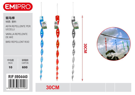 ASTA REPELLENTE PER UCCELLI 30CM