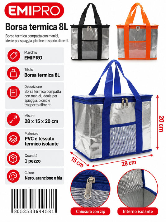 Borsa Frigo 8L 28*15*20cm