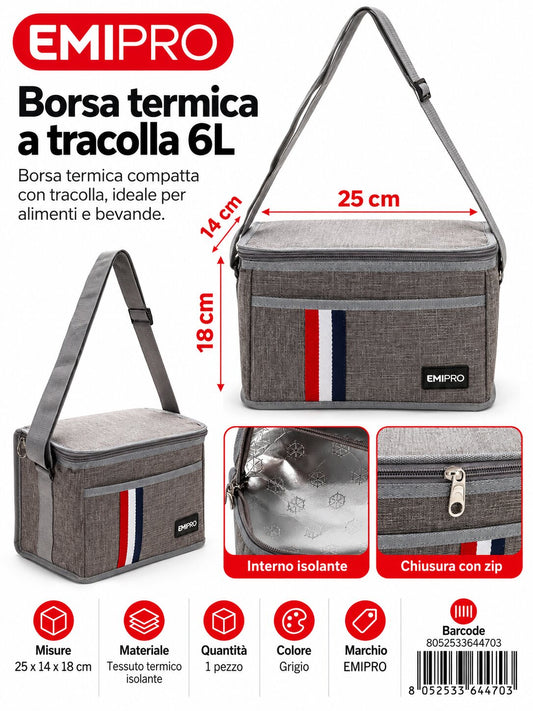 Borsa Frigo 6L 25*14*18cm