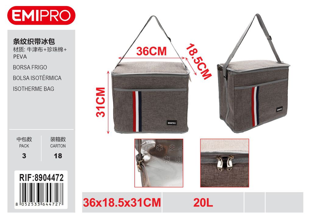 Borsa Frigo 20L 36*18.5*31cm