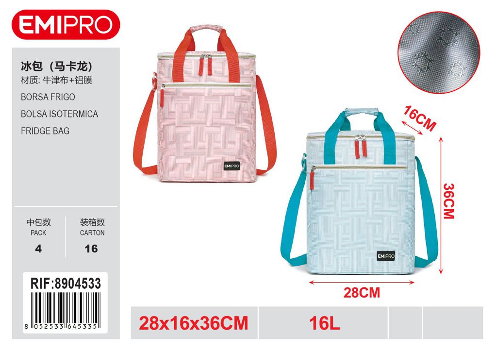 Borsa Frigo 28*16*36cm 16L