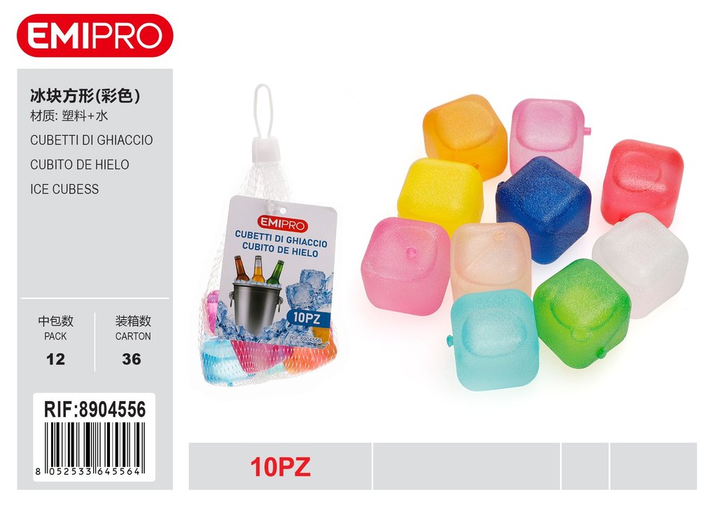 Cubetti Di Ghiaccio Riutilizzabili 10Pz