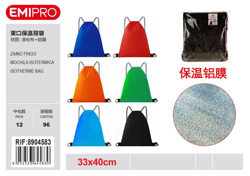 Zaino Frigo 33*40cm