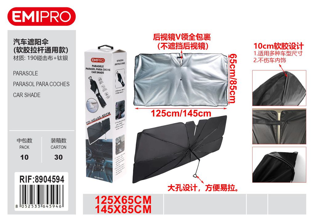 Parasole 125*65cm/145*85cm