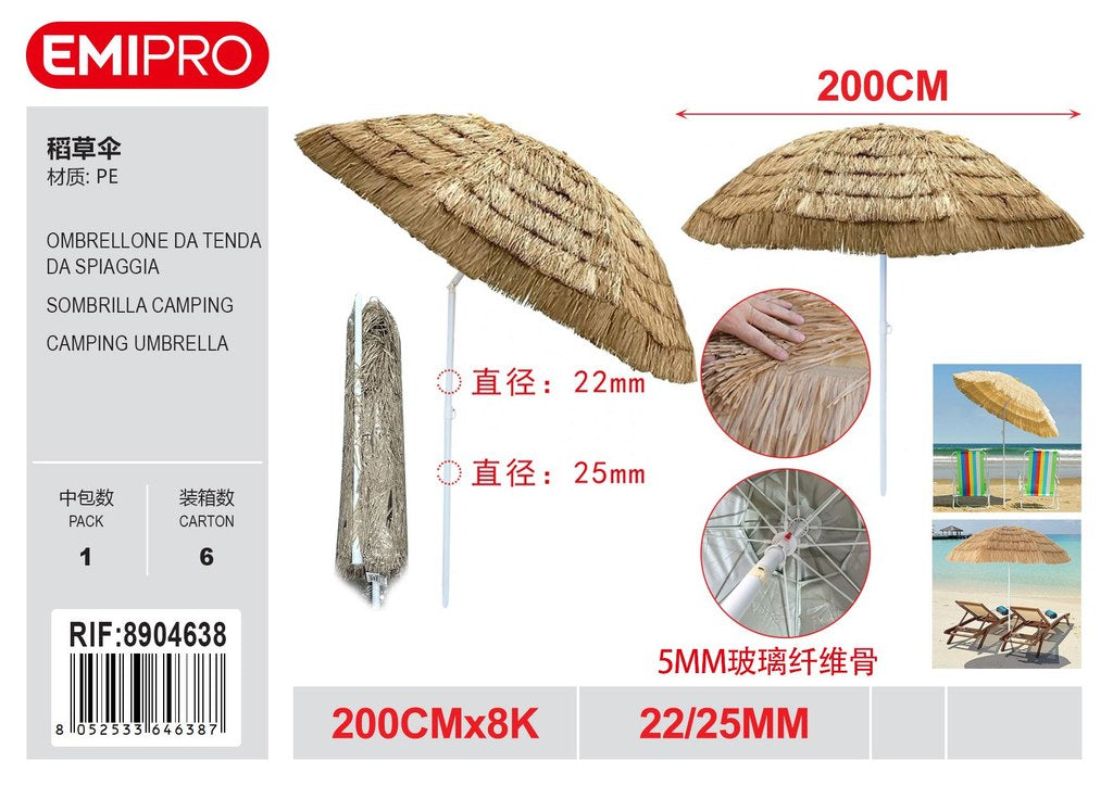 Ombrelloni 200cm*8K 22/25mm
