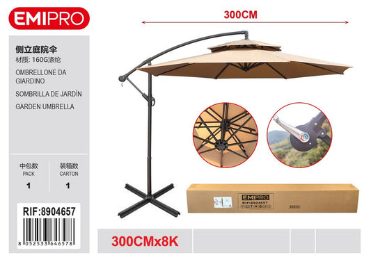 OMBRELLONE DA GIARDINO 300CM*8K 42/48MM