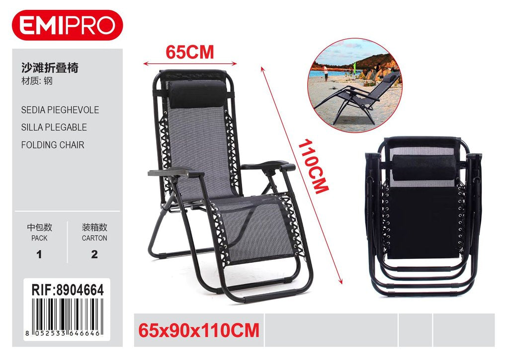 Sedia Pieghevole 65*90*110cm