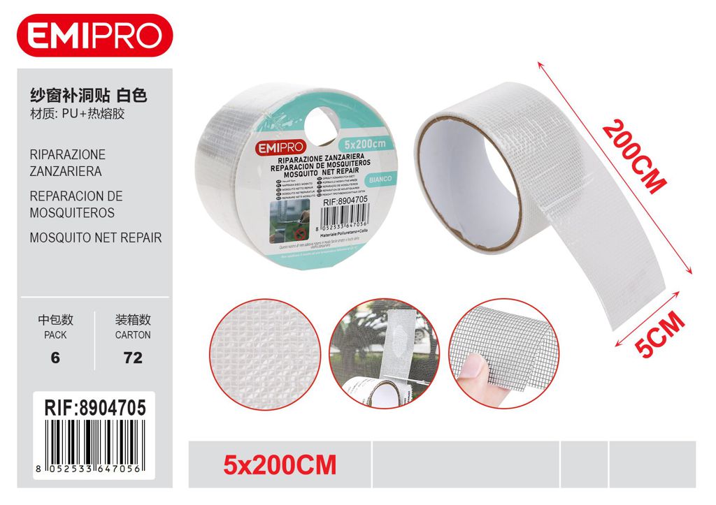 Riparazione Zanzariera 5*200cm