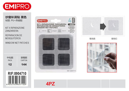 Kit 4 Riparazione Zanzariera