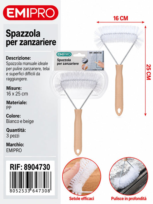 Spazzola Per Zanzariere 16cm