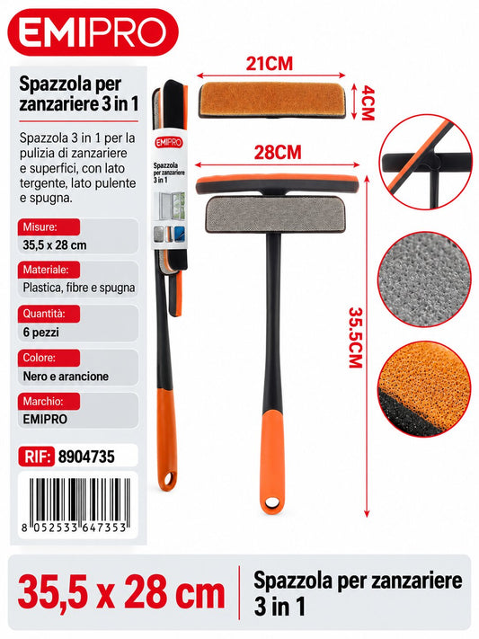 Spazzola Per Zanzariere 35.5*28cm