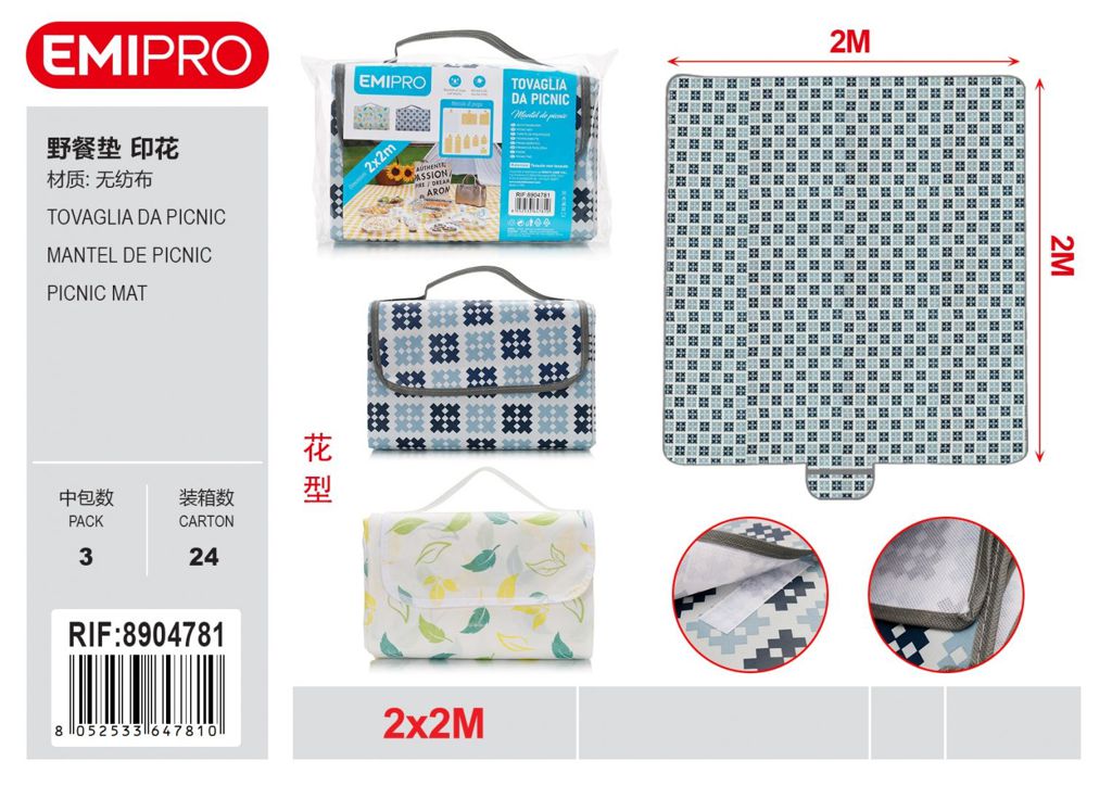 Tovaglia Da Picnic 2*2M