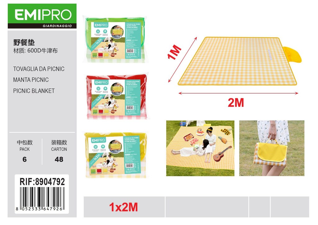 Tovaglia Da Picnic 1M*2M