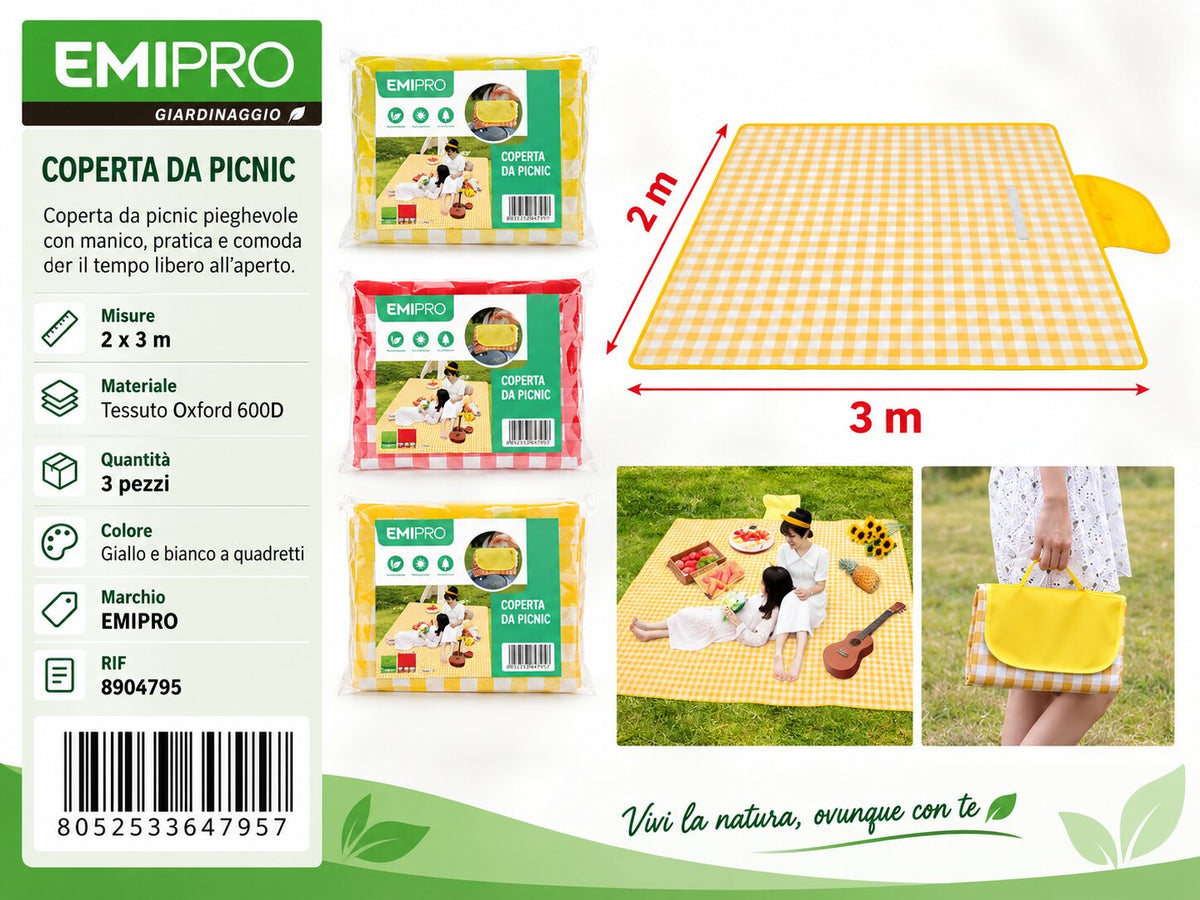 Tovaglia Da Picnic 2M*3M