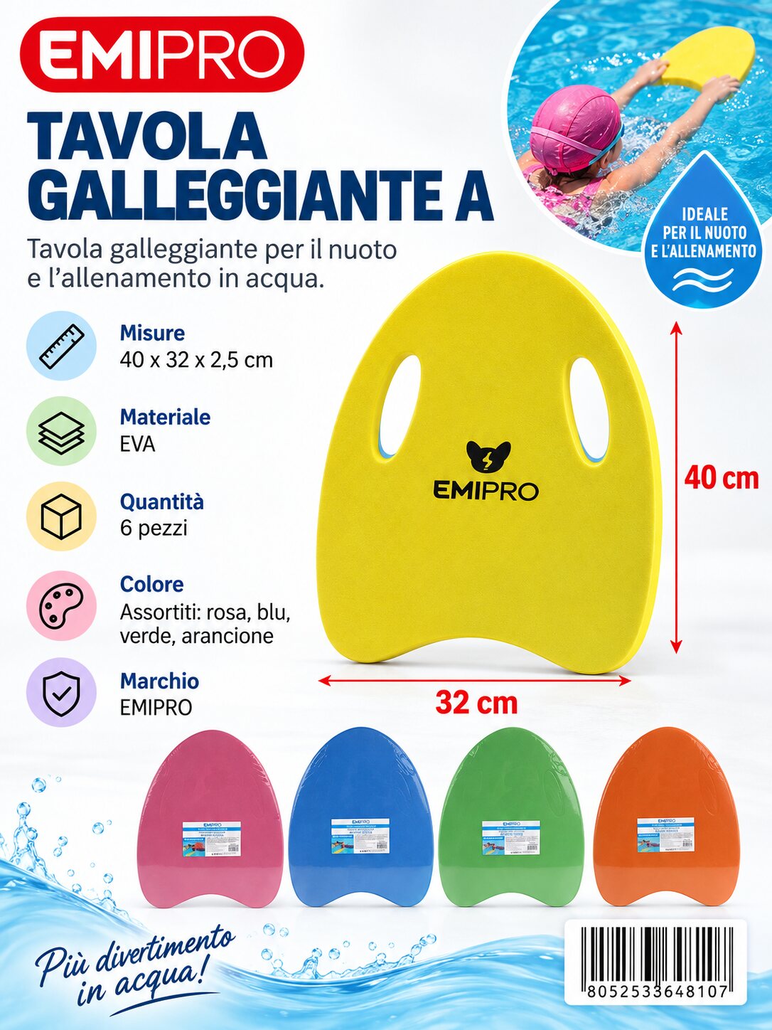 Tavola Galleggiante A 40*32cm