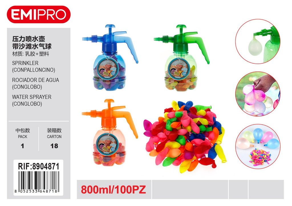 Sprinkler Conpalloncino 100Pcs 800ml