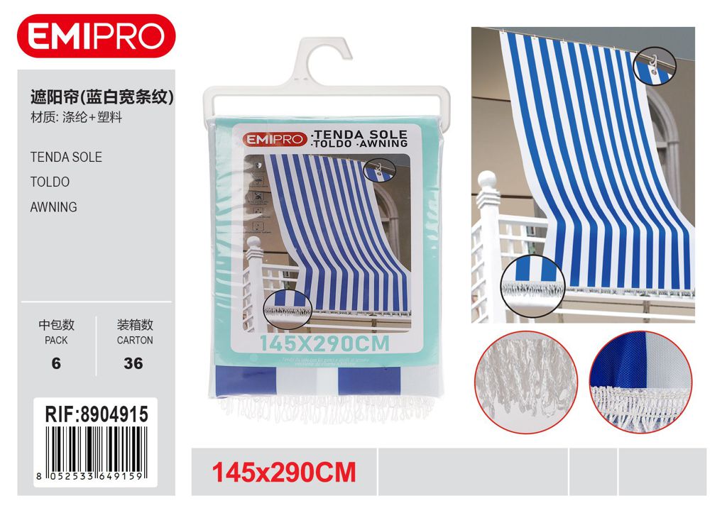Tenda Sole 145*290cm
