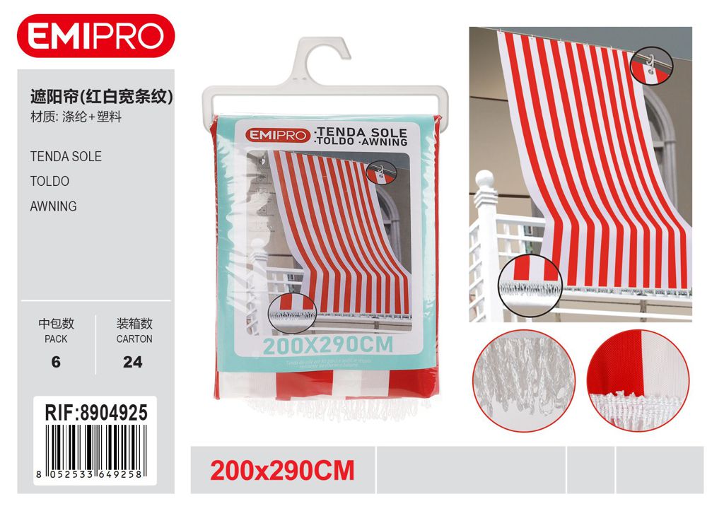 Tenda Sole 200*290cm