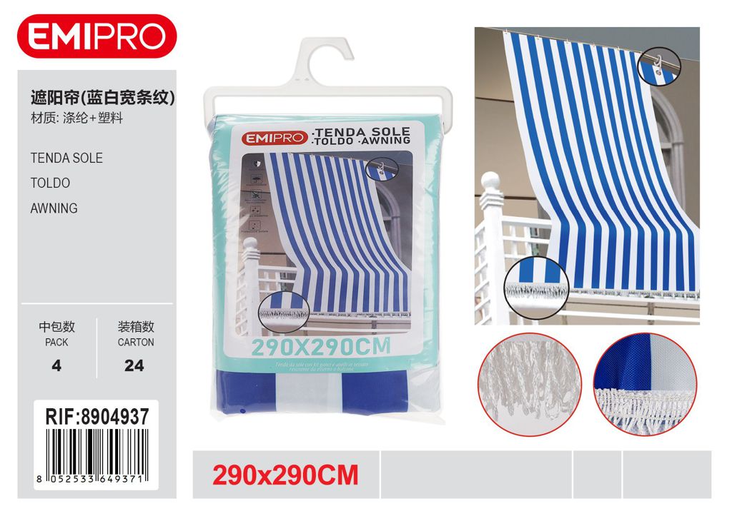 Tenda Sole 290*290cm