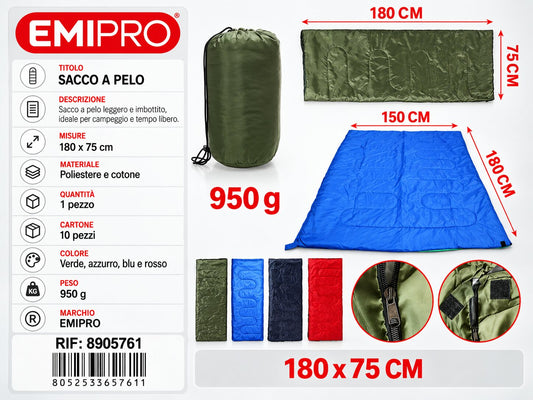 Sacco A Pelo 180*75cm