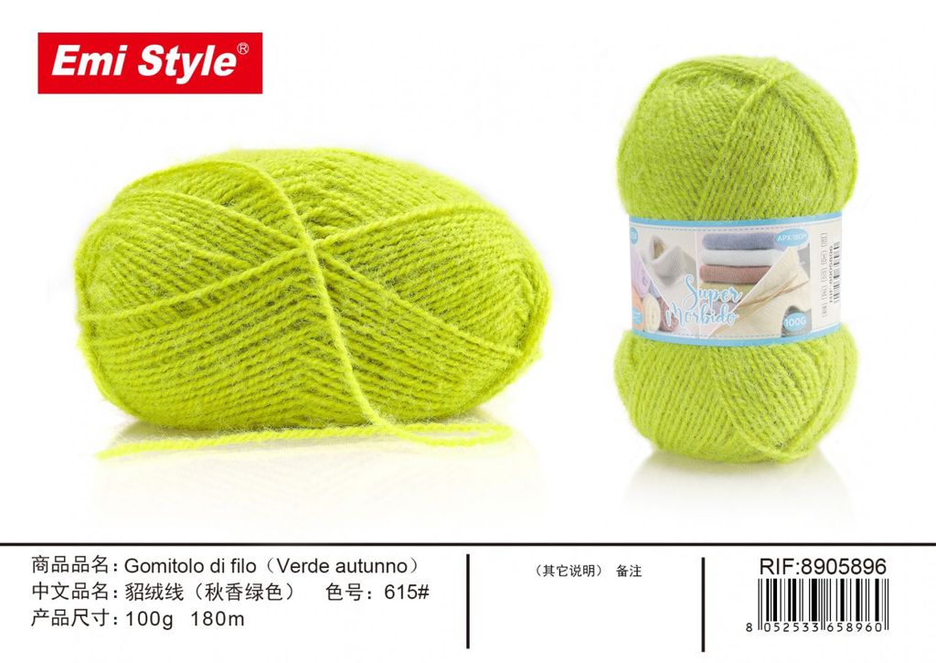 Gomitolo Di Filo verde Autunno 100G