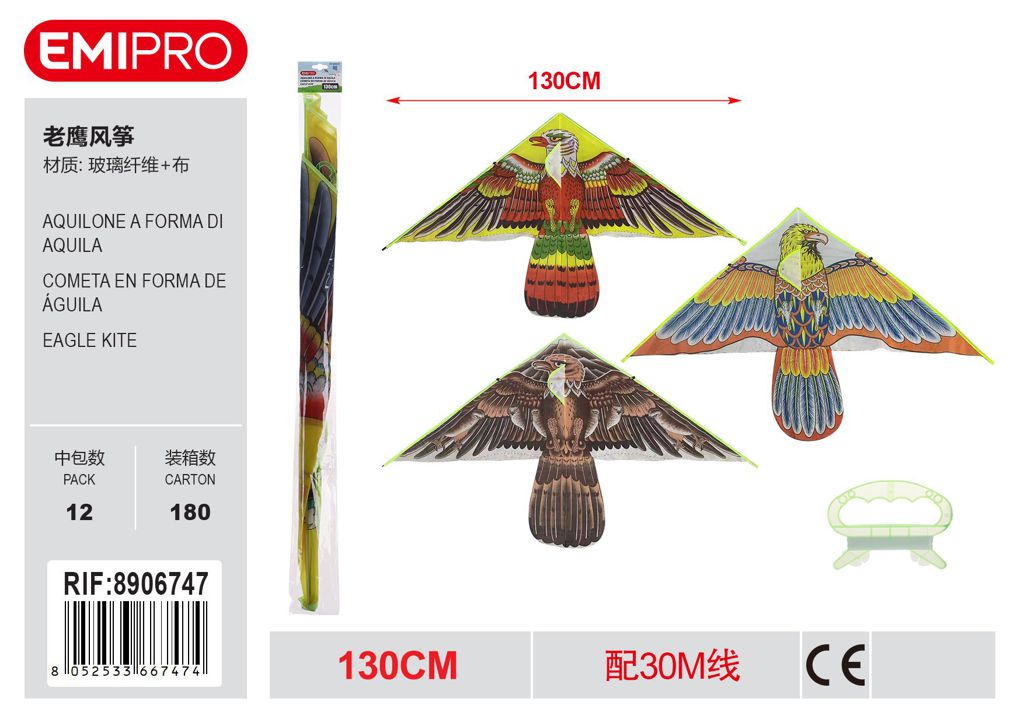 AQUILONE A FORMA DI AQUILA 130CM