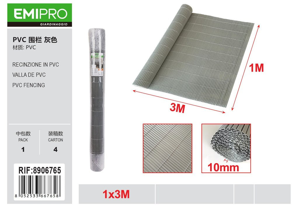 RECINZIONE IN PVC 1*3M