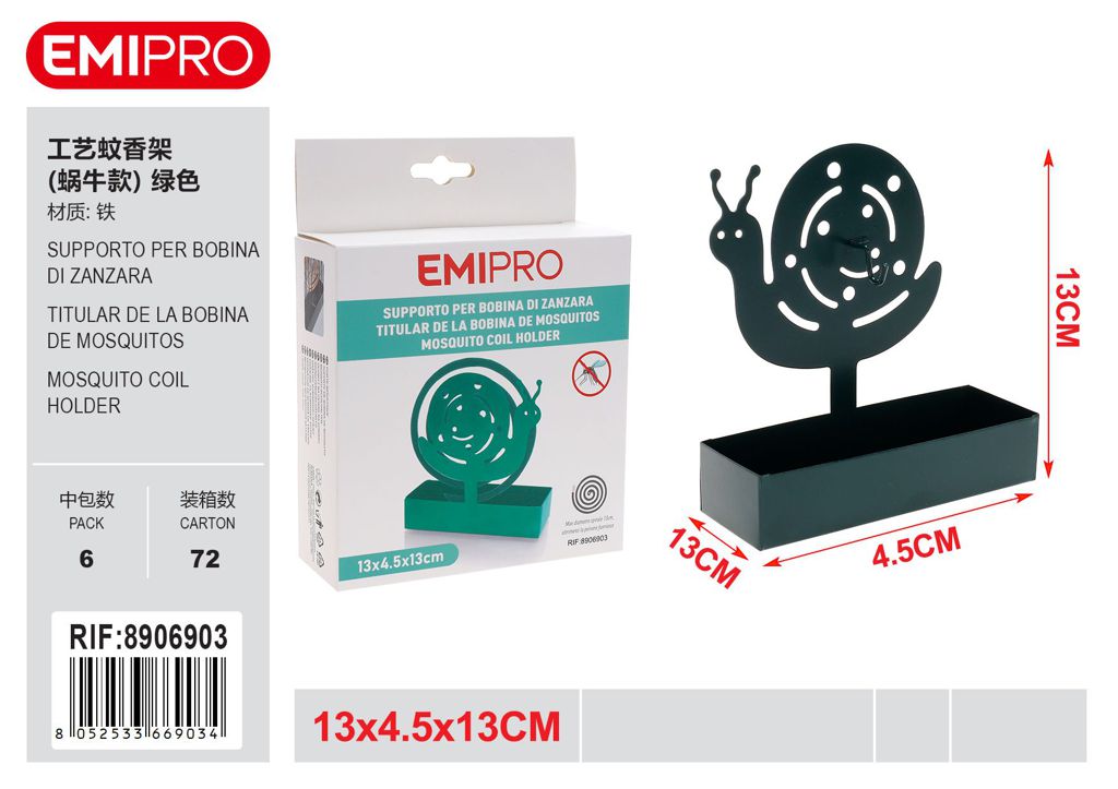 Supporto Per Bobina Di Zanzara 13*4.5*13cm
