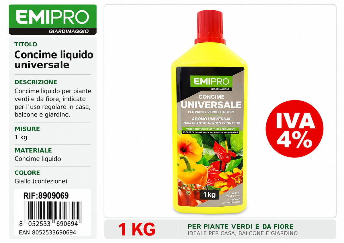 CONCIME LIQUIDO UNIVERSALE 1KG