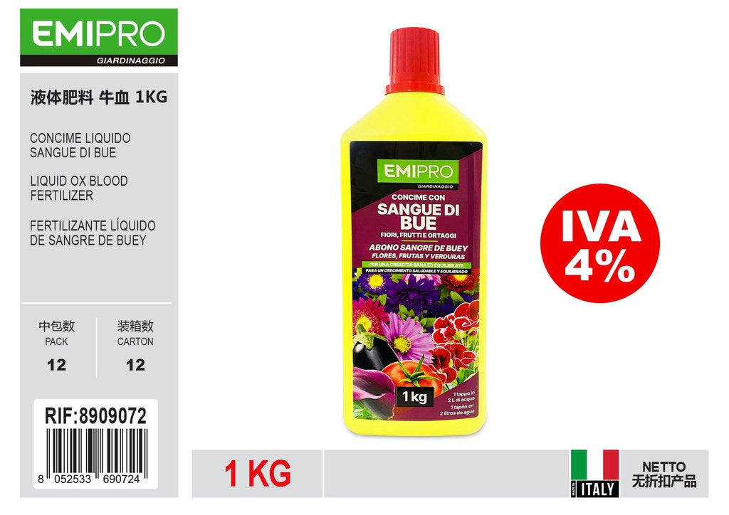 CONCIME LIQUIDO SANGUE DI BUE 1KG