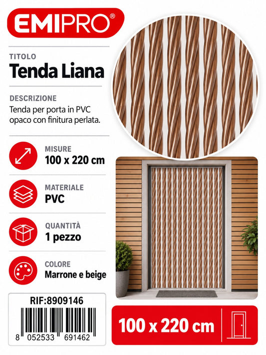 Tenda Liana cm 100X220 A 148 Ff/ml