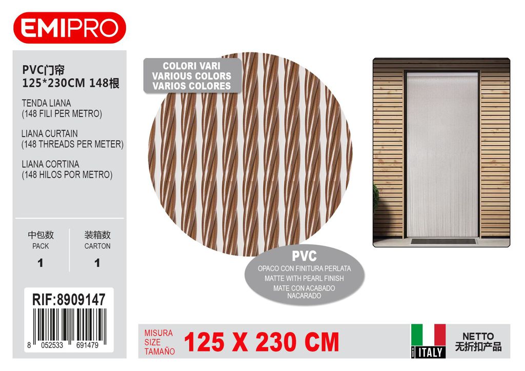 Tenda Liana cm 125X230 A 148 Ff/ml