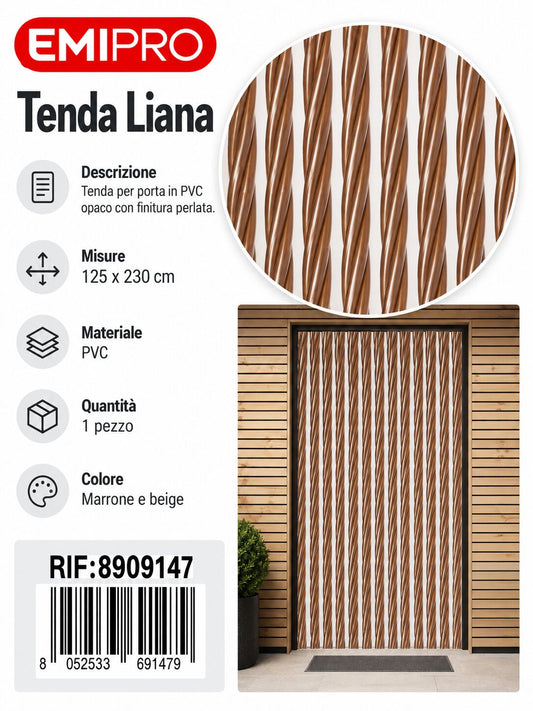 Tenda Liana cm 125X230 A 148 Ff/ml