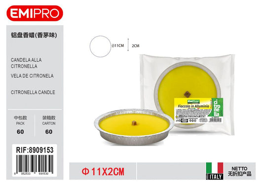 Fiaccola In Alluminio Small Citronella 11X2